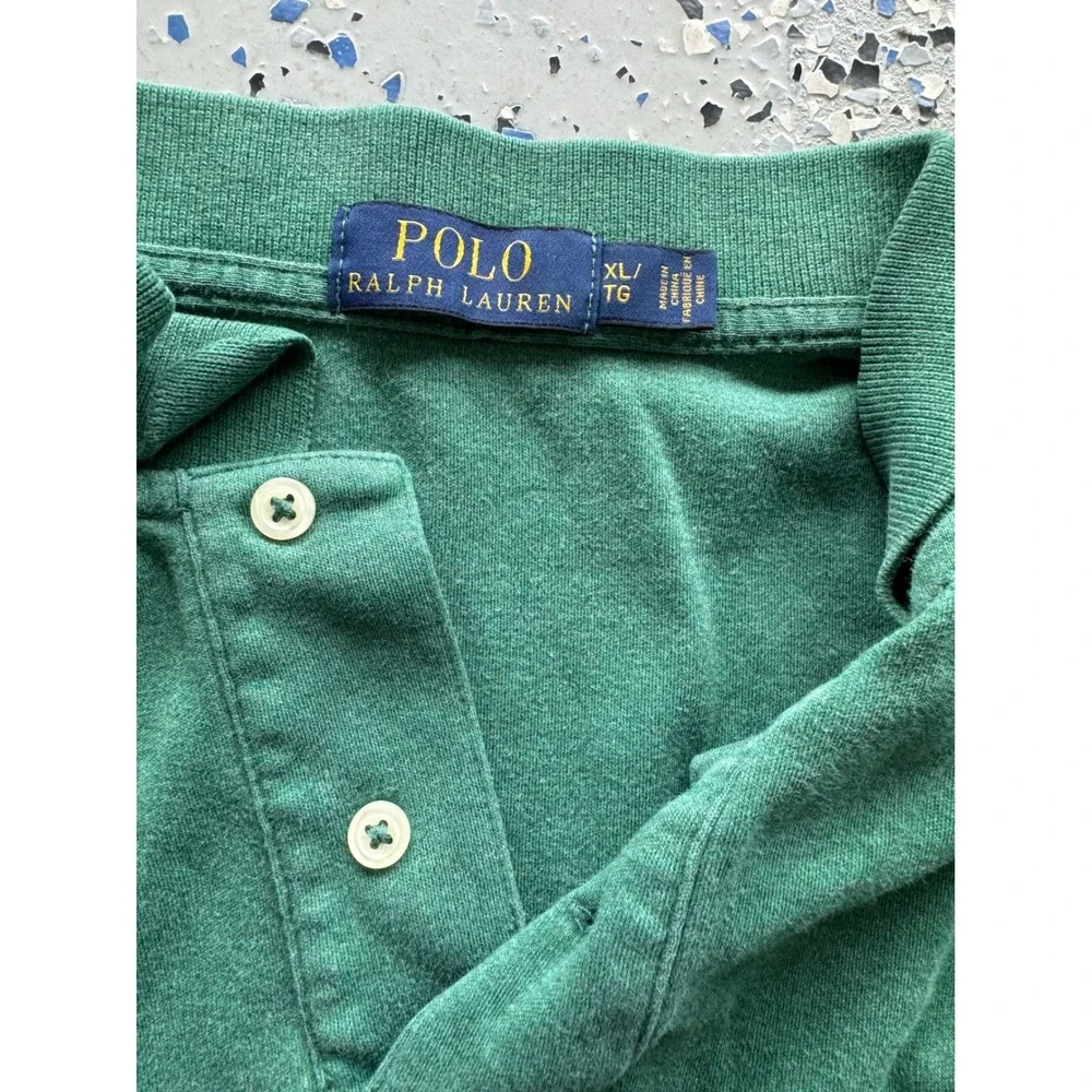 Polo Ralph‎ Lauren Green Polo Shirt Short Sleeve Casual XL
